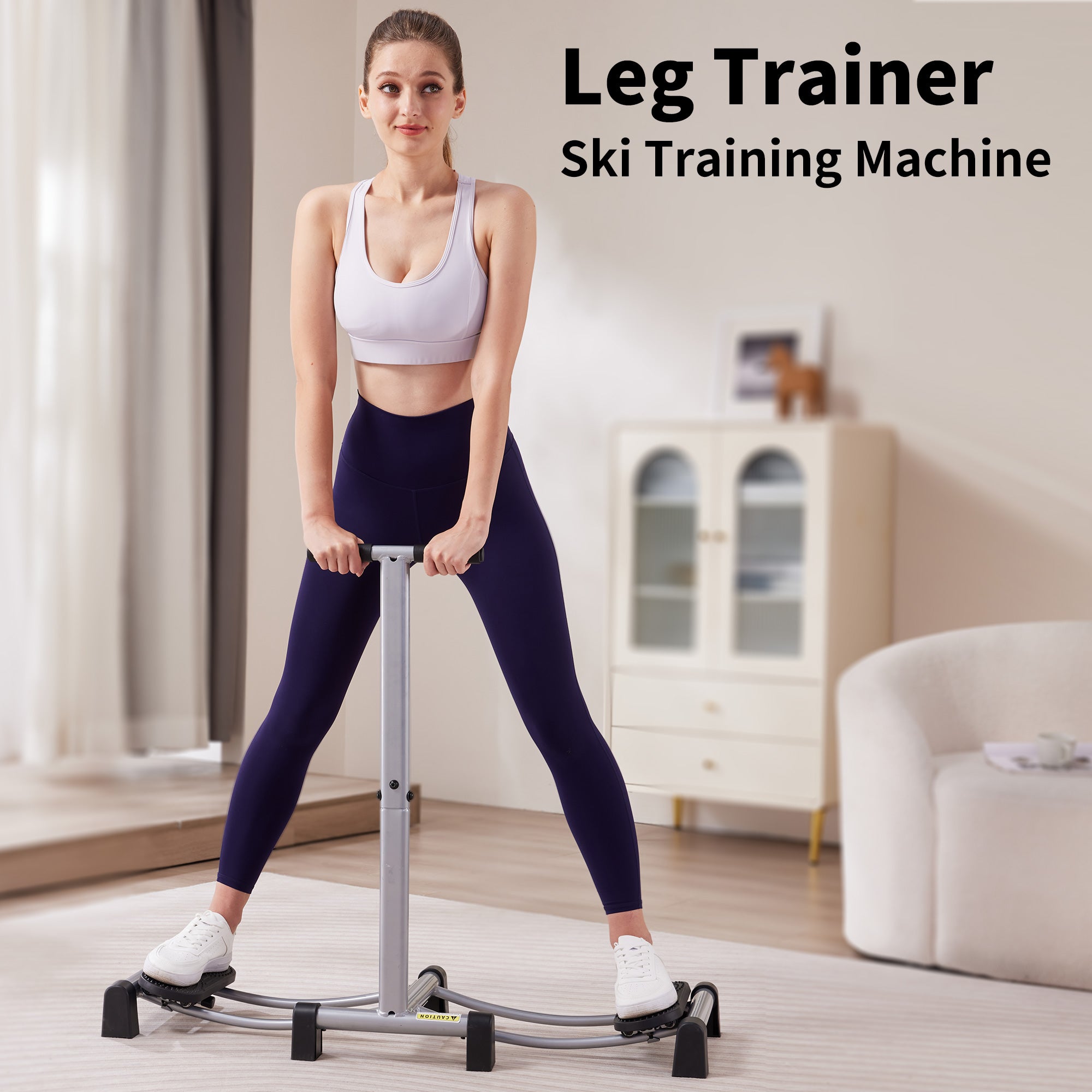 Leikefitness Thigh Strength Exercise Equipment Hip Shaper Trainer Machine Legs Workout Machine for Home Fitness (AB1600)