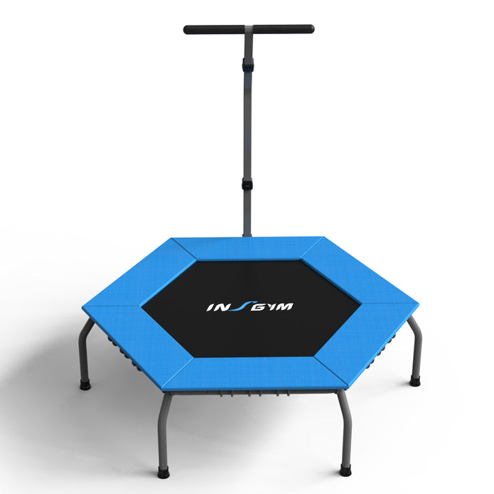 leikefitness Professional Gym Workout 40" Fitness Trampoline Cardio Trainer Exercise Rebounder