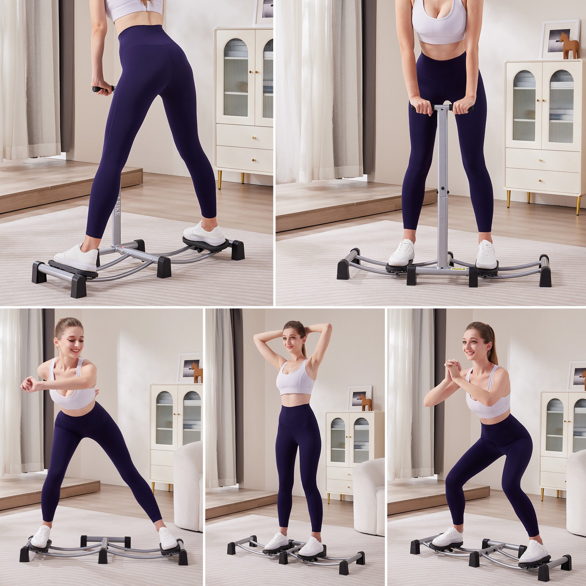 Leikefitness Thigh Strength Exercise Equipment Hip Shaper Trainer Machine Legs Workout Machine for Home Fitness (AB1600)