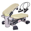 LeikeFitness Premium Portable Climber Stair Stepper & Waist Fitness Twister Step Machine with LCD Monitor ST6600