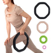 Leikefitness Weight Ring 2-in-1 Kettlebell & Dumbbell, cast iron+PVC coating, Yoga Exercise, Aerobics, Core Training, 4 in a set (0.33LB + 5.5LB + 7.7LB + 9.9LB)